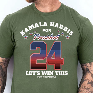 Kamala Harris For President | Kamala Harris 2024 Shirt | Democrat Shirt Dark T1258 - KH2