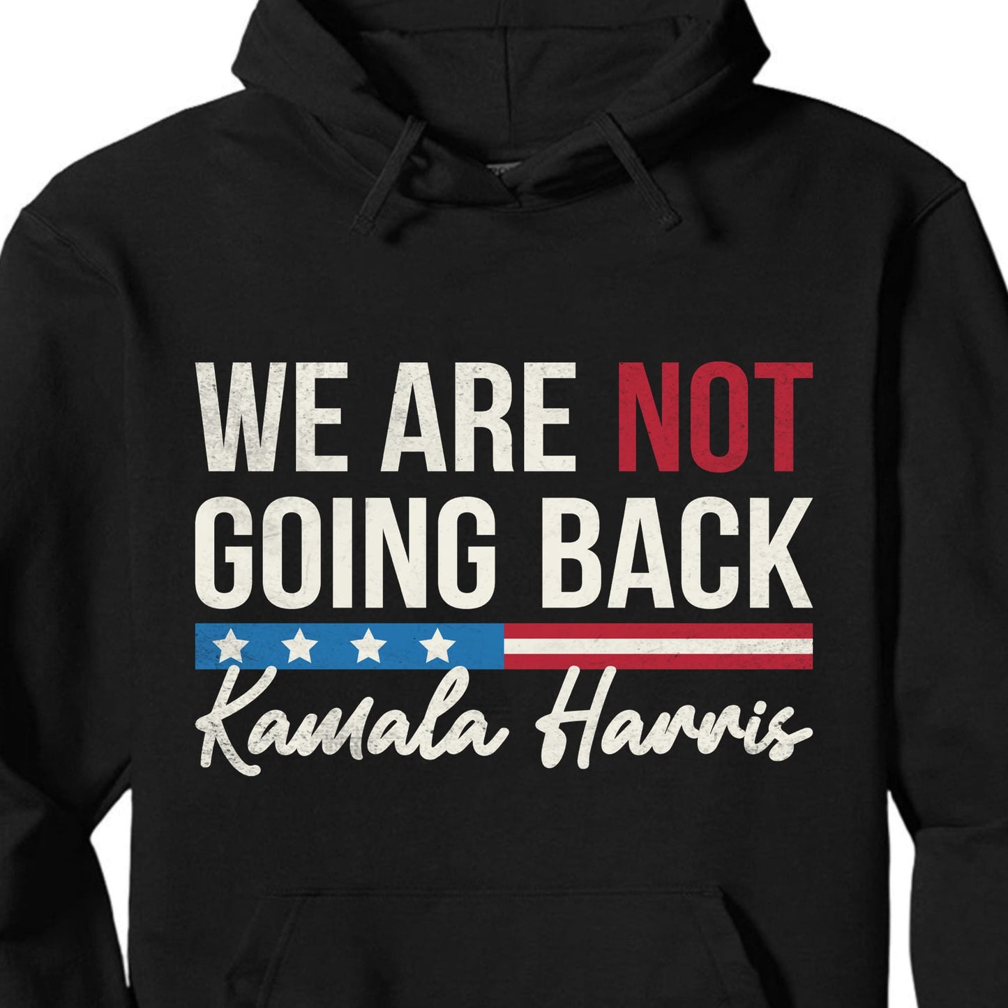 We Are Not Going Back Shirt | Kamala Harris 2024 Shirt | Democrat Shirt Dark T1259 - KH2
