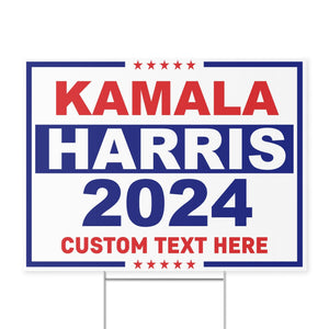 Kamala Harris 2024 Yard Sign | Election 2024 Yard Sign | Democrat Yard Sign T1263 - KH2