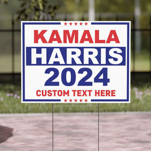 Kamala Harris 2024 Yard Sign | Election 2024 Yard Sign | Democrat Yard Sign T1263 - KH2