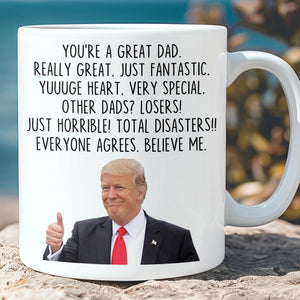 Funny Trump Custom Word Coffee Mug | President Donald Trump Themed Gag Gift | Gift from Wife Son Daughter C1266 - GOP