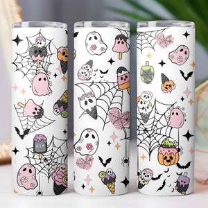 Cute Halloween Tumbler, Spooky Halloween Season Tumbler, Halloween Skinny Tumbler T1283