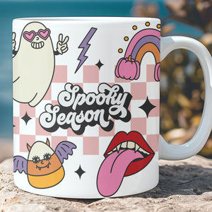 Spooky Season Mug, Cute Halloween Mug, Funny Halloween Mug T1296