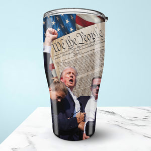 Legends Never Die Tumbler | We The People | Trump Fight 2024 30 Oz Stainless Steel Tumbler C1334 - GOP