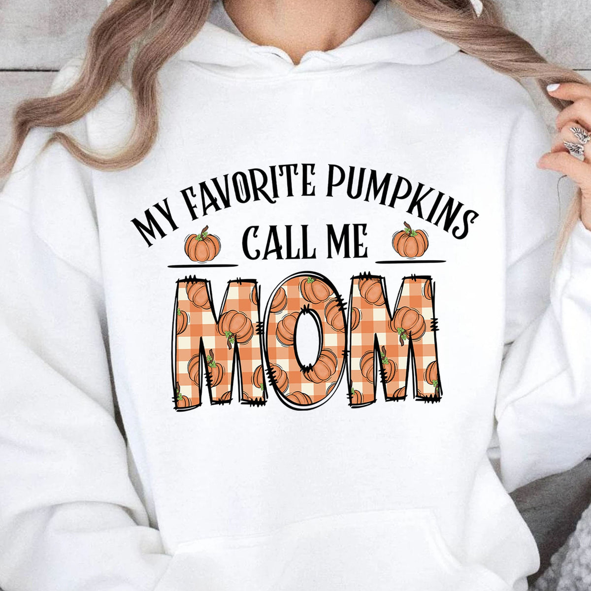 My Favorite Pumpkins Call Me Mom, Fall Vibes Shirt, Gift For Mom, Halloween Shirt, Halloween Sweatshirt T1335