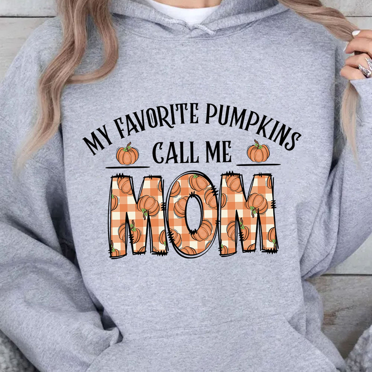 My Favorite Pumpkins Call Me Mom, Fall Vibes Shirt, Gift For Mom, Halloween Shirt, Halloween Sweatshirt T1335
