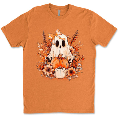 Retro Ghost Pumpkin, Spooky Ghost Shirt, Fall Halloween Shirt, Halloween Sweatshirt T1337