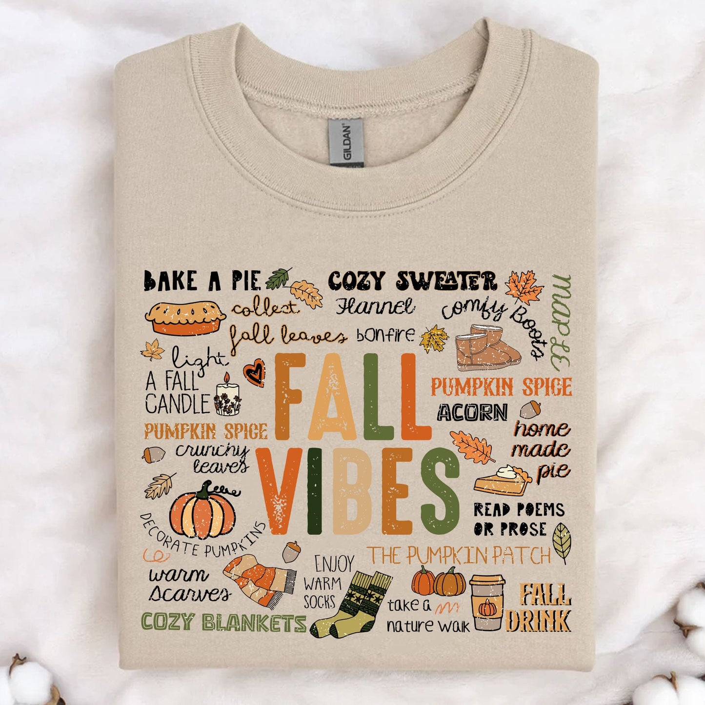 Retro Fall Vibes Shirt, Autumn Season Shirt, Fall Shirt, Halloween Shirt, Halloween Sweatshirt T1338
