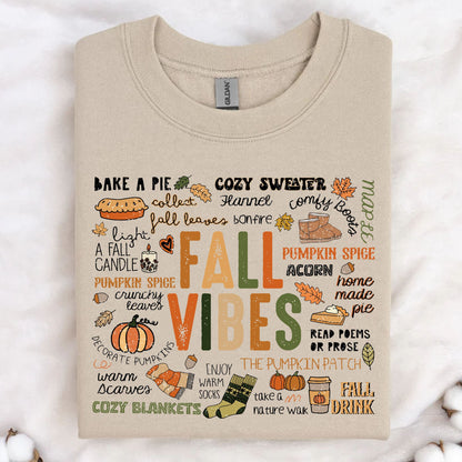 Retro Fall Vibes Shirt, Autumn Season Shirt, Fall Shirt, Halloween Shirt, Halloween Sweatshirt T1338