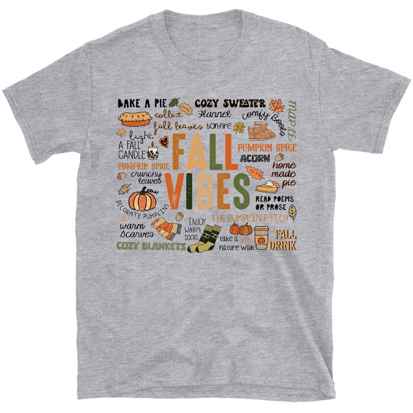 Retro Fall Vibes Shirt, Autumn Season Shirt, Fall Shirt, Halloween Shirt, Halloween Sweatshirt T1338