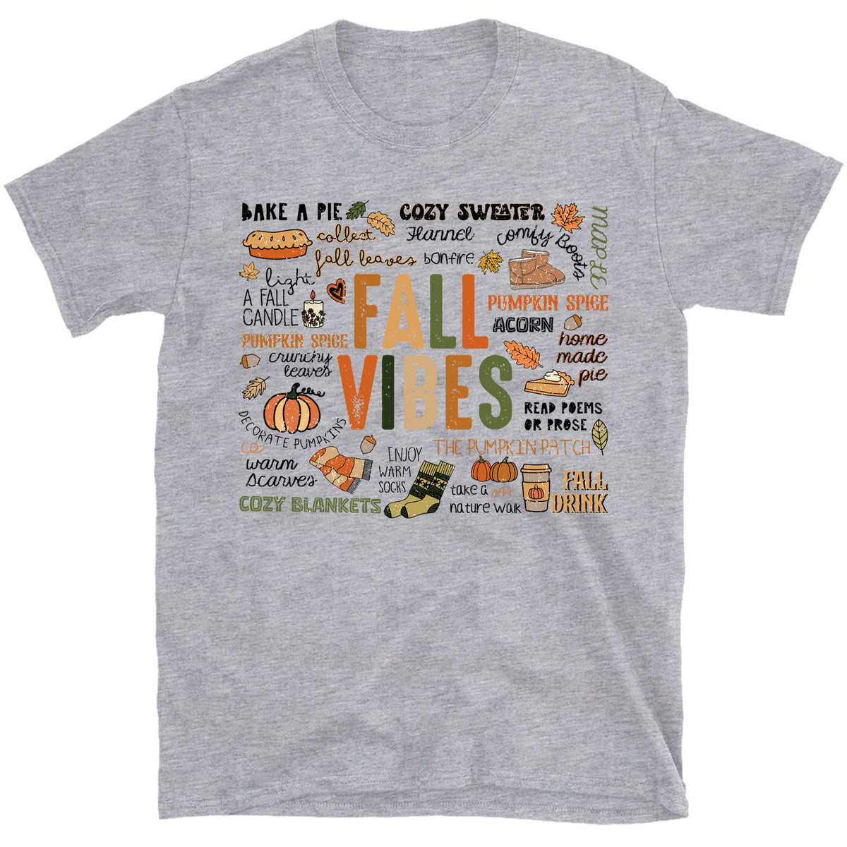 Retro Fall Vibes Shirt, Autumn Season Shirt, Fall Shirt, Halloween Shirt, Halloween Sweatshirt T1338