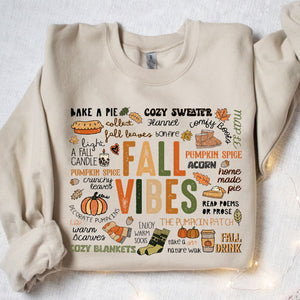 Retro Fall Vibes Shirt, Autumn Season Shirt, Fall Shirt, Halloween Shirt, Halloween Sweatshirt T1338