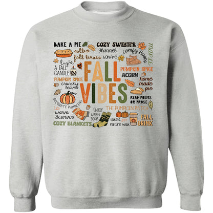 Retro Fall Vibes Shirt, Autumn Season Shirt, Fall Shirt, Halloween Shirt, Halloween Sweatshirt T1338