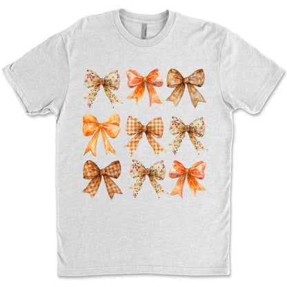 Retro Fall Pumpkin Bow Shirt, Fall Season Shirt, Fall Autumn Shirt, Halloween Shirt, Halloween Sweatshirt T1339