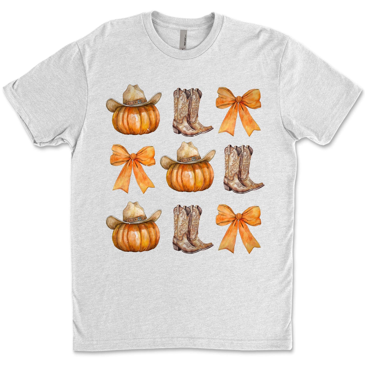 Western Fall Pumpkin Bowtie Shirt, Fall Season Shirt, Fall Autumn Shirt, Halloween Shirt, Halloween Sweatshirt T1340