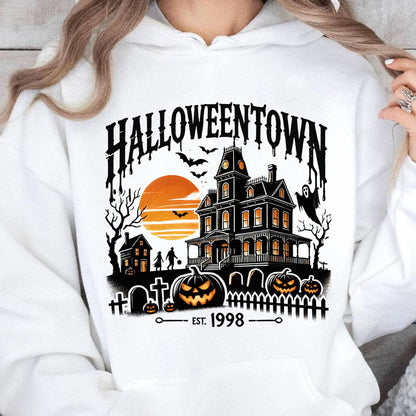 Haunting Halloweentown Shirt, Spooky Halloween Shirt, Fall Halloween Shirt, Halloween Sweatshirt T1344
