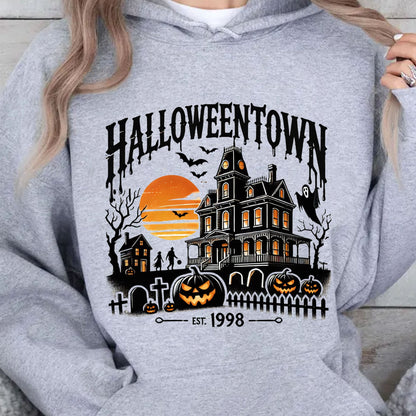 Haunting Halloweentown Shirt, Spooky Halloween Shirt, Fall Halloween Shirt, Halloween Sweatshirt T1344
