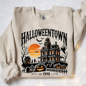 Haunting Halloweentown Shirt, Spooky Halloween Shirt, Fall Halloween Shirt, Halloween Sweatshirt T1344