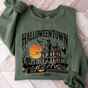 Haunting Halloweentown Shirt, Spooky Halloween Shirt, Fall Halloween Shirt, Halloween Sweatshirt T1344