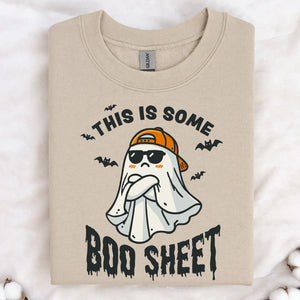 This Is Some Boo Sheet, Cute Ghost Shirt, Funny Halloween Shirt, Halloween Sweatshirt T1346