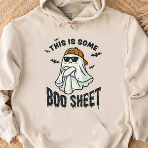 This Is Some Boo Sheet, Cute Ghost Shirt, Funny Halloween Shirt, Halloween Sweatshirt T1346