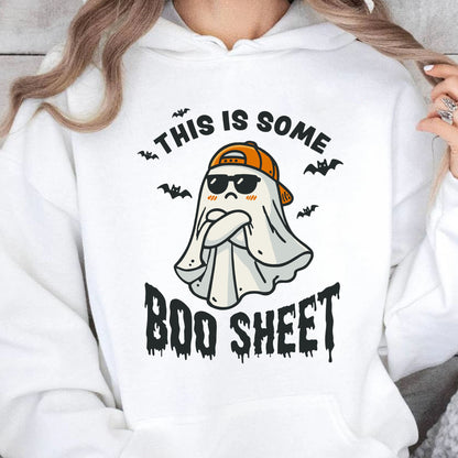 This Is Some Boo Sheet, Cute Ghost Shirt, Funny Halloween Shirt, Halloween Sweatshirt T1346