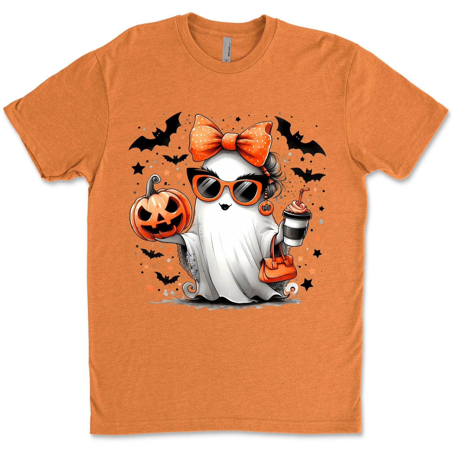 Stylish Fashion Ghost Girl, Cute Ghost Shirt, Halloween Shirt, Cute Halloween Sweatshirt T1347