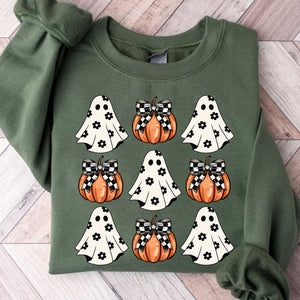 Ghosts And Pumpkins Shirt,  Cute Halloween Shirt, Halloween Shirt, Halloween Sweatshirt T1349