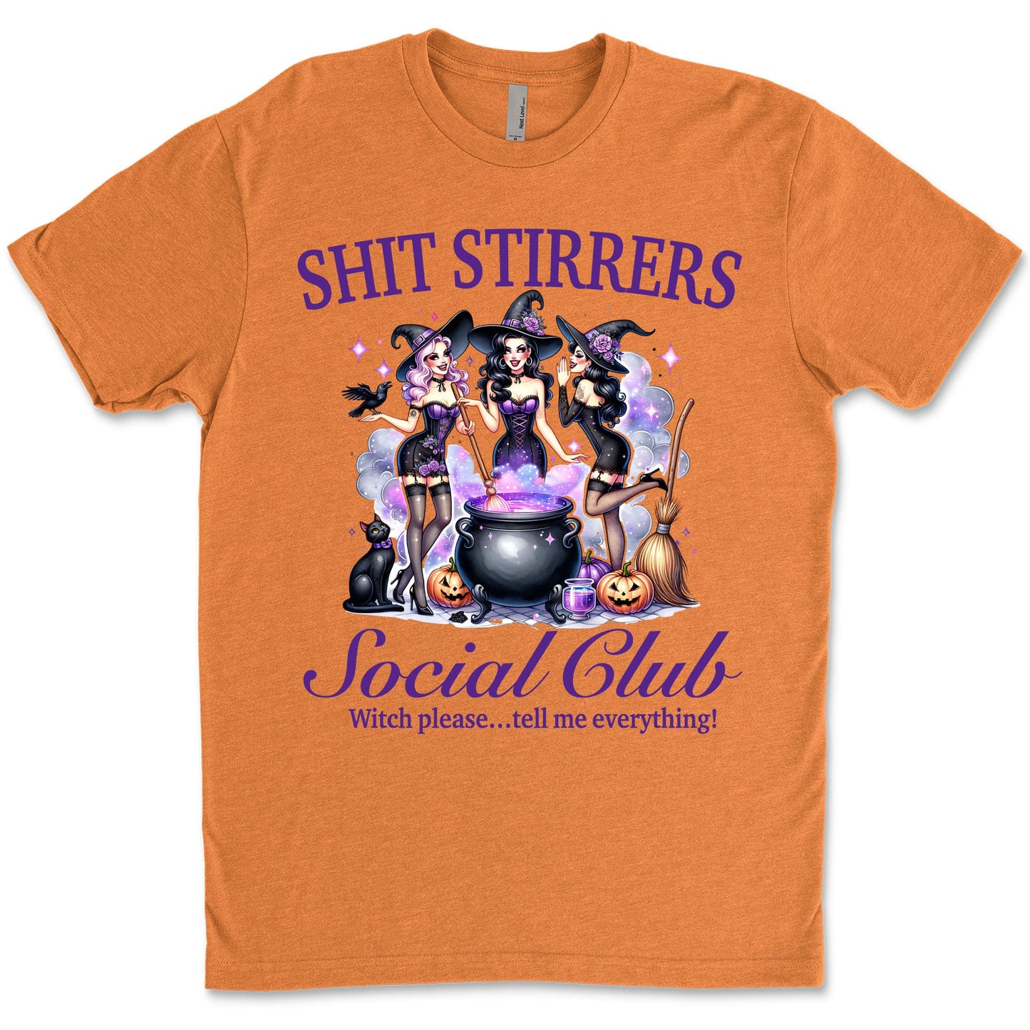 Shit Stirrers Social Club Shirt, Witches Halloween Shirt, Spooky Halloween Shirt, Halloween Sweatshirt T1350
