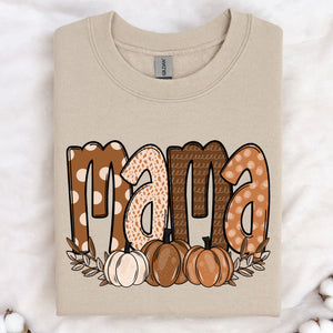 Fall Mama Shirt,  Autumn Season Shirt, Gift For Mom, Halloween Shirt, Halloween Sweatshirt T1356