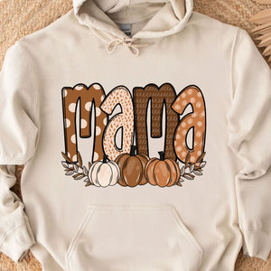 Fall Mama Shirt,  Autumn Season Shirt, Gift For Mom, Halloween Shirt, Halloween Sweatshirt T1356