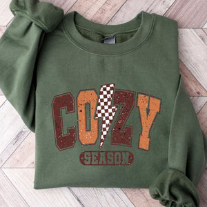 Retro Cozy Season Shirt, Fall Autumn Shirt, Halloween Shirt, Halloween Sweatshirt T1359