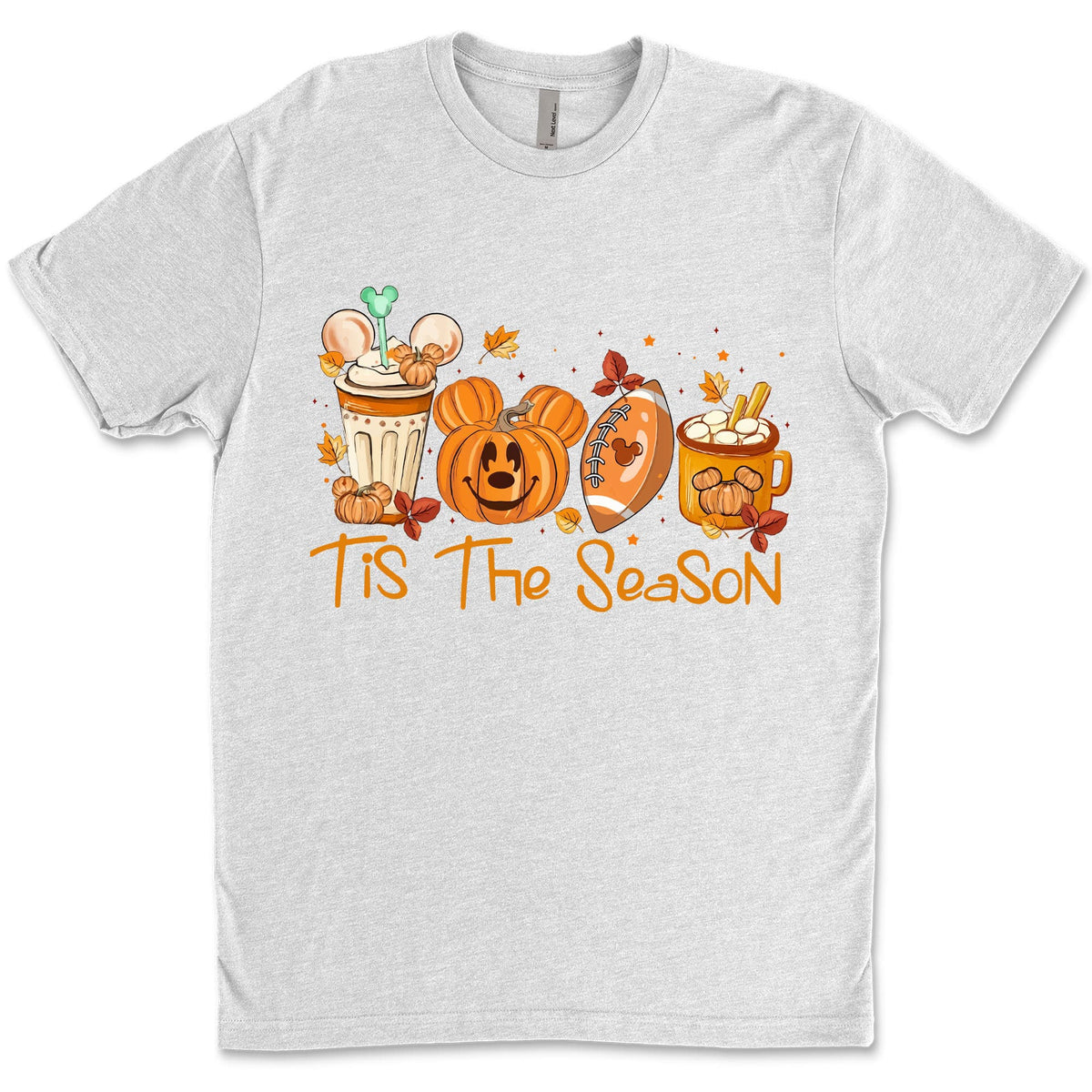 Tis The Season Shirt, Football Halloween Shirt, Pumpkin Spice Shirt, Mouse Pumpkin Shirt, Autumn Halloween Sweatshirt T1360