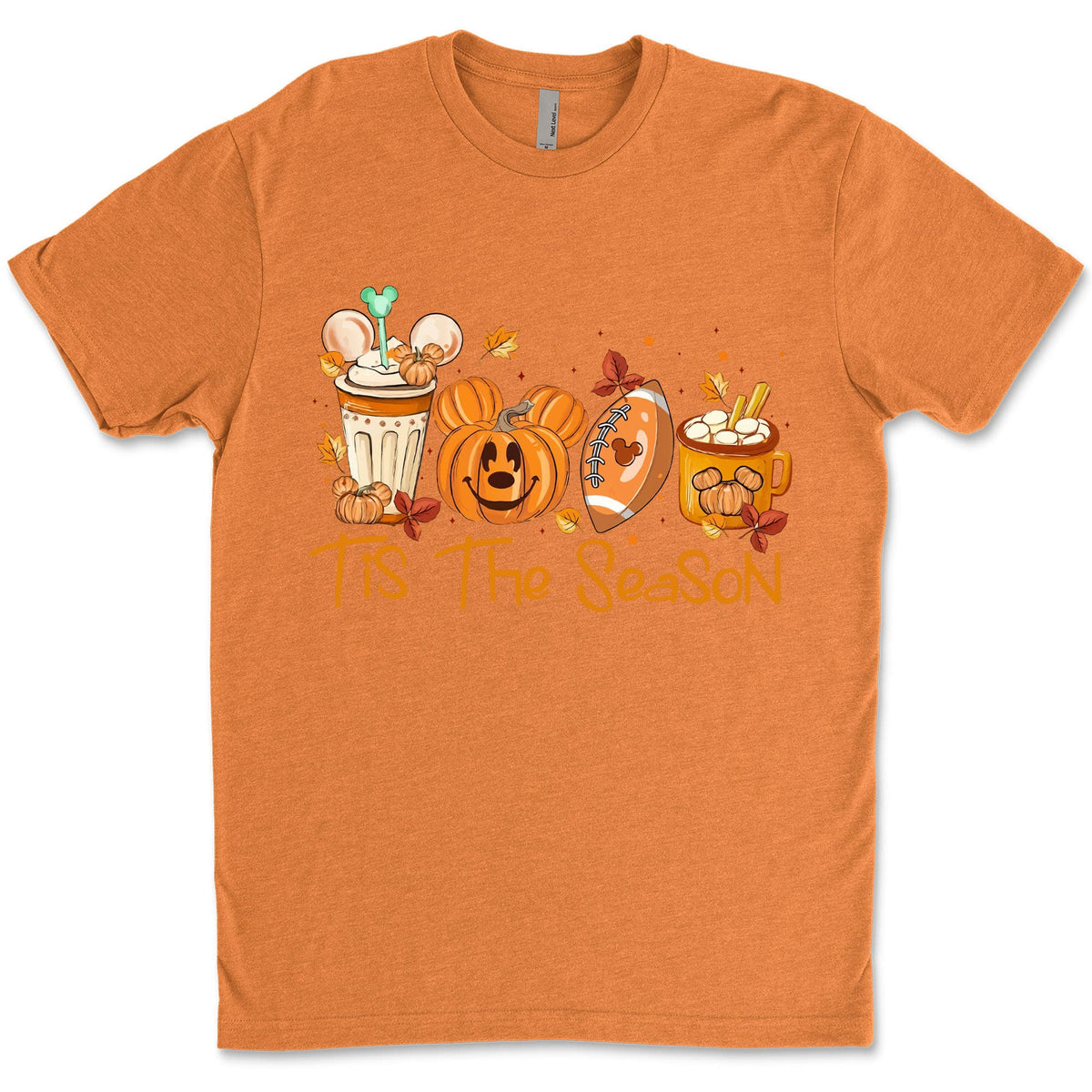 Tis The Season Shirt, Football Halloween Shirt, Pumpkin Spice Shirt, Mouse Pumpkin Shirt, Autumn Halloween Sweatshirt T1360