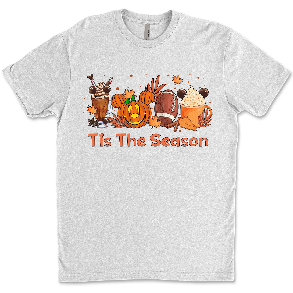 Tis The Season Shirt, Football Halloween Shirt, Pumpkin Spice Shirt, Mouse Pumpkin Shirt, Autumn Halloween Sweatshirt T1361