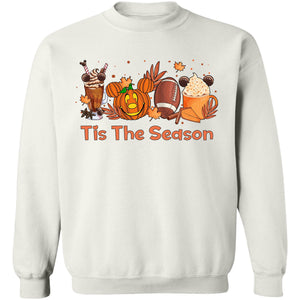 Tis The Season Shirt, Football Halloween Shirt, Pumpkin Spice Shirt, Mouse Pumpkin Shirt, Autumn Halloween Sweatshirt T1361