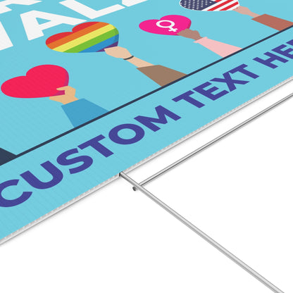 Harris Walz Custom Yard Sign | Tim Walz 2024 | Kamala Harris 2024 Yard Sign | Democrat Yard Sign T1365 - KH2