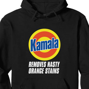 Kamala Removes Nasty Orange Stains Shirt | Vote Kamala Shirt | Kamala Harris 2024 | Democrat Shirt Dark T1368 - KH2