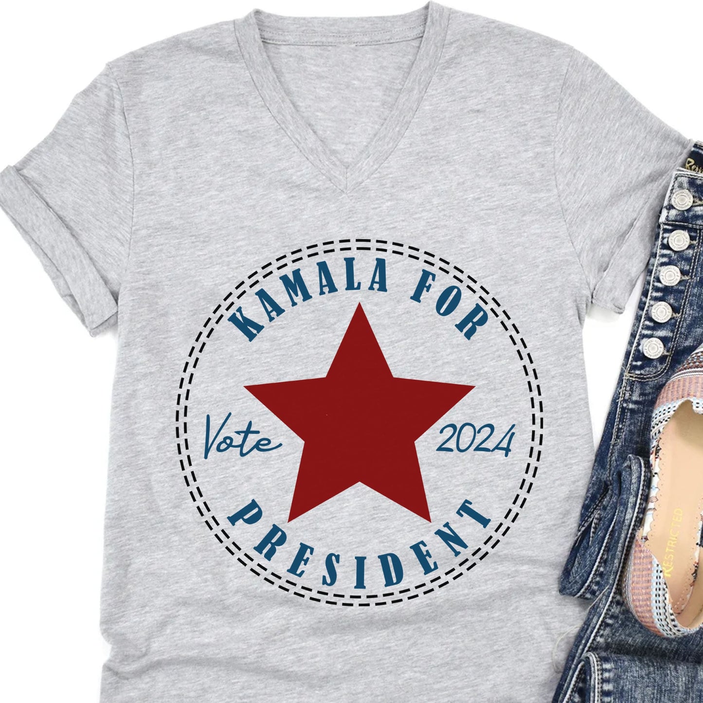 Kamala Harris For President Shirt, Kamala Harris 2024 Shirt, Democrat Shirt Bright T1375 - KH2