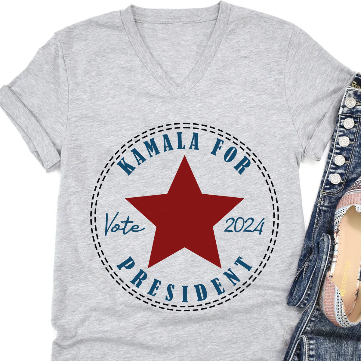 Kamala Harris For President Shirt, Kamala Harris 2024 Shirt, Democrat Shirt Bright T1375 - KH2