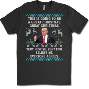 This Is Going To Be A Great Christmas, Funny Trump Ugly Sweater, Trump 2024 Sweatshirt, Trump Supporters Christmas Sweatshirt T1377 - GOP