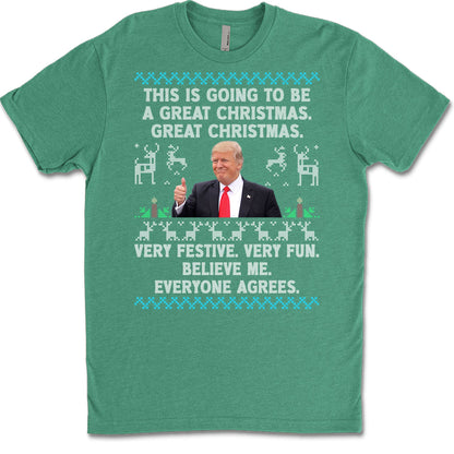 This Is Going To Be A Great Christmas, Funny Trump Ugly Sweater, Trump 2024 Sweatshirt, Trump Supporters Christmas Sweatshirt T1377 - GOP