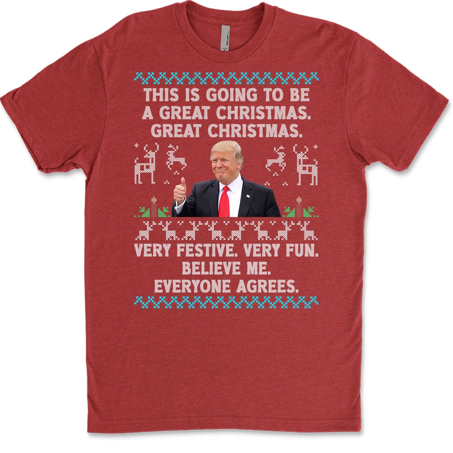 This Is Going To Be A Great Christmas, Funny Trump Ugly Sweater, Trump 2024 Sweatshirt, Trump Supporters Christmas Sweatshirt T1377 - GOP