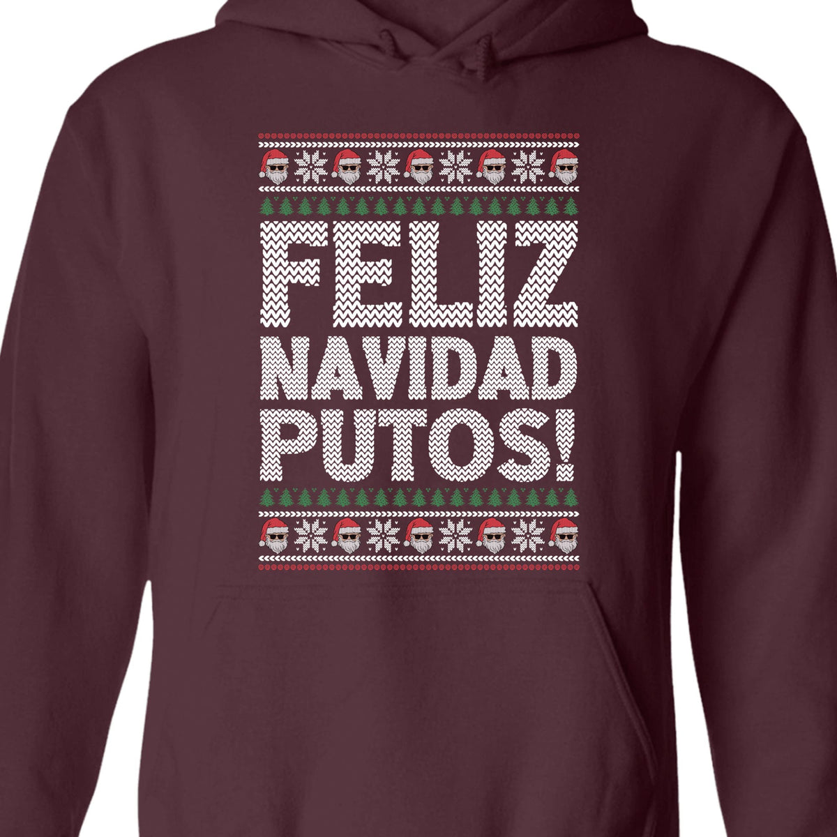 Feliz Navidad Putos Ugly Sweater, Republican Shirt, Trump 2024 Sweatshirt, Trump Supporters Christmas Sweatshirt T1379 - GOP