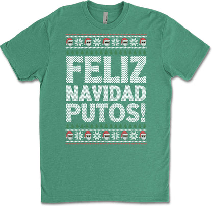 Feliz Navidad Putos Ugly Sweater, Republican Shirt, Trump 2024 Sweatshirt, Trump Supporters Christmas Sweatshirt T1379 - GOP