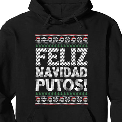 Feliz Navidad Putos Ugly Sweater, Republican Shirt, Trump 2024 Sweatshirt, Trump Supporters Christmas Sweatshirt T1379 - GOP