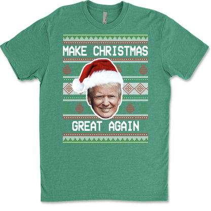 Make Christmas Great Again Ugly Sweater, Republican Shirt, Trump 2024 Sweatshirt, Trump Supporters Christmas Sweatshirt T1381 - GOP