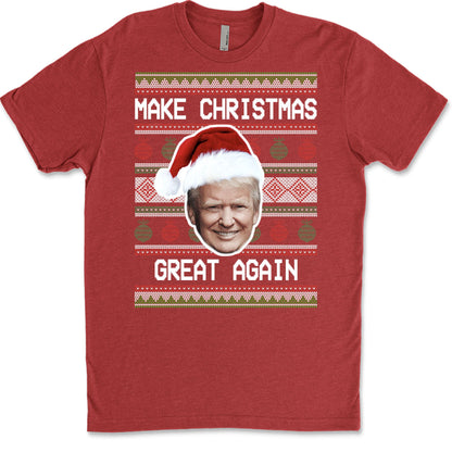 Make Christmas Great Again Ugly Sweater, Republican Shirt, Trump 2024 Sweatshirt, Trump Supporters Christmas Sweatshirt T1381 - GOP