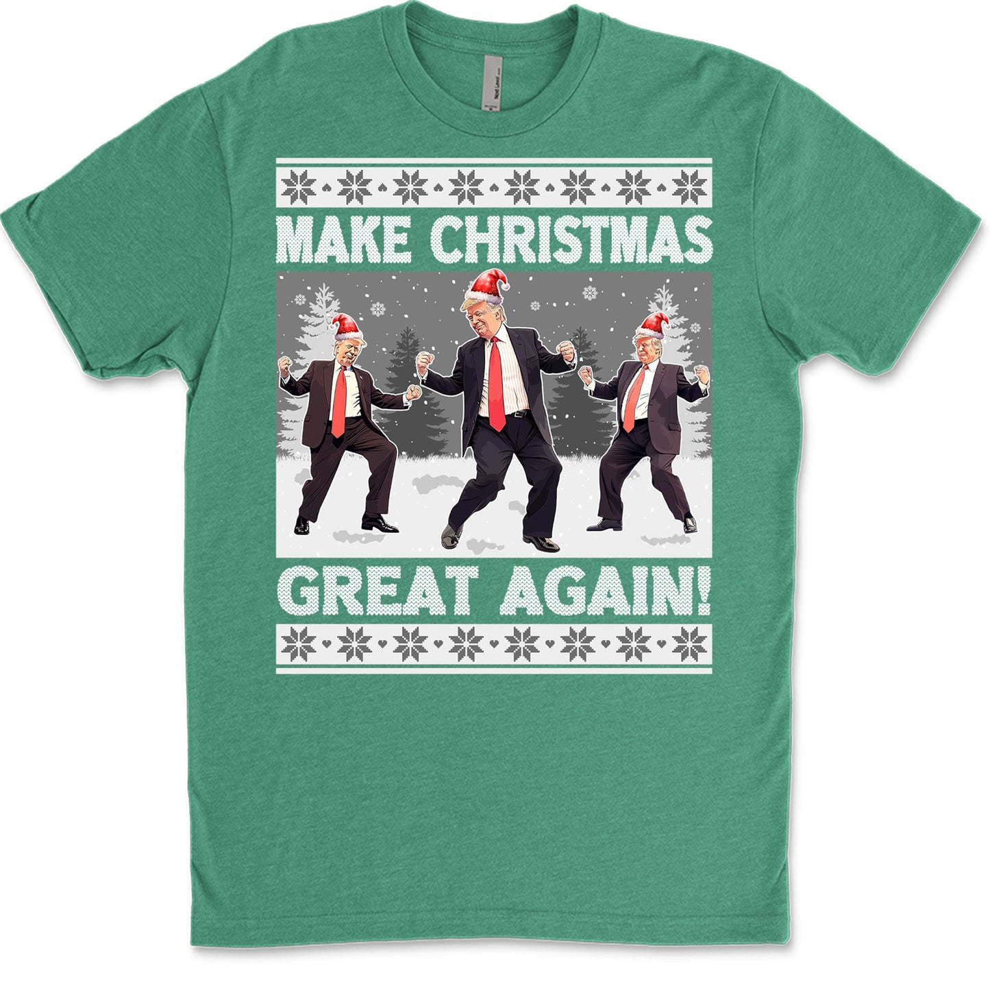 Make Christmas Great Again, Funny Trump Dancing Ugly Sweater, Trump 2024 Sweatshirt, Trump Supporters Christmas Sweatshirt T1383 - GOP