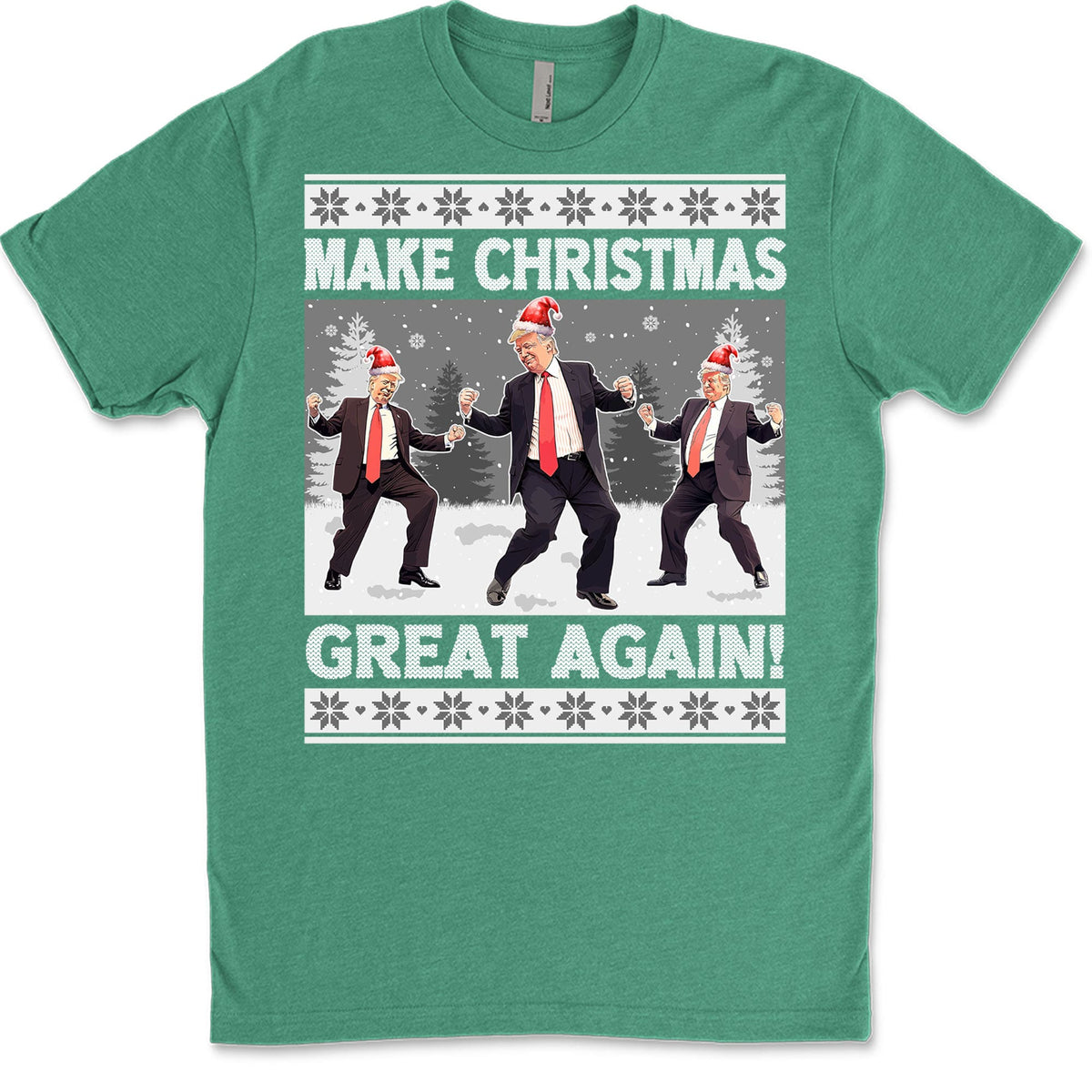 Make Christmas Great Again, Funny Trump Dancing Ugly Sweater, Trump 2024 Sweatshirt, Trump Supporters Christmas Sweatshirt T1383 - GOP